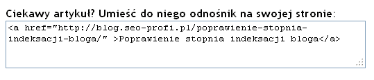please-link-2-me Please Link to Me - wtyczka do WordPressa zachęcająca do podlinkowania wpisu na blogu