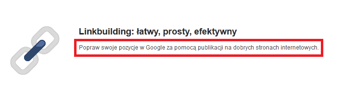 Rankseller - korzyść dla reklamodawcy